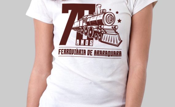Camiseta AFE 70 Anos – BL Branca
