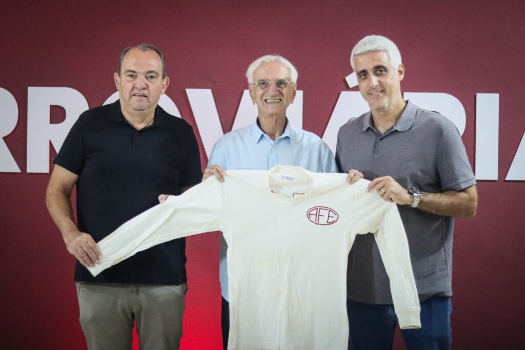 Da esquerda para a direita, Julio Carneiro, Pio e Gustavo Ferreira